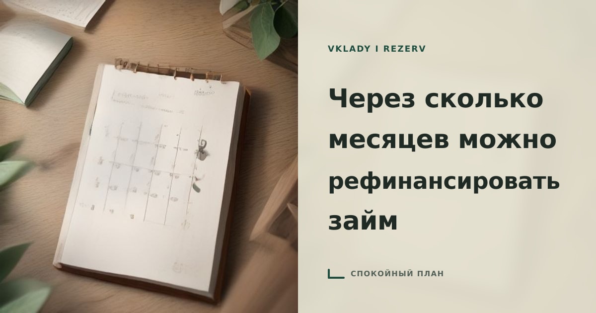 Иллюстрация к статье «Через сколько месяцев после оформления займа можно подавать заявку на рефинансирование»