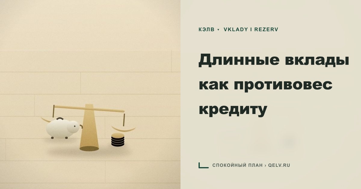 Иллюстрация к статье «Длинные вклады как противовес кредиту»
