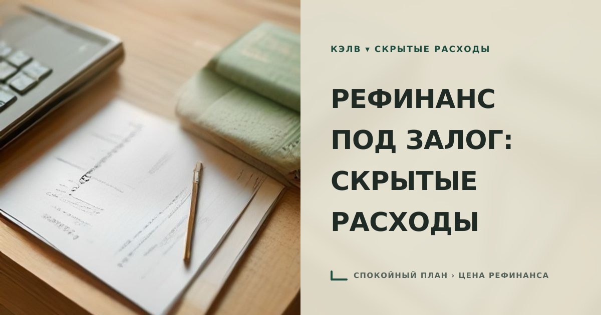 Иллюстрация к статье «Рефинансирование долгов под залог недвижимости: разбор скрыт»