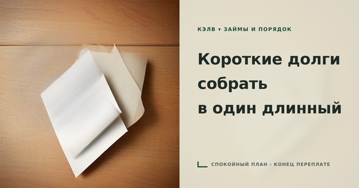 Иллюстрация к статье «Рефинансирование кредита при наличии микрозаймов»